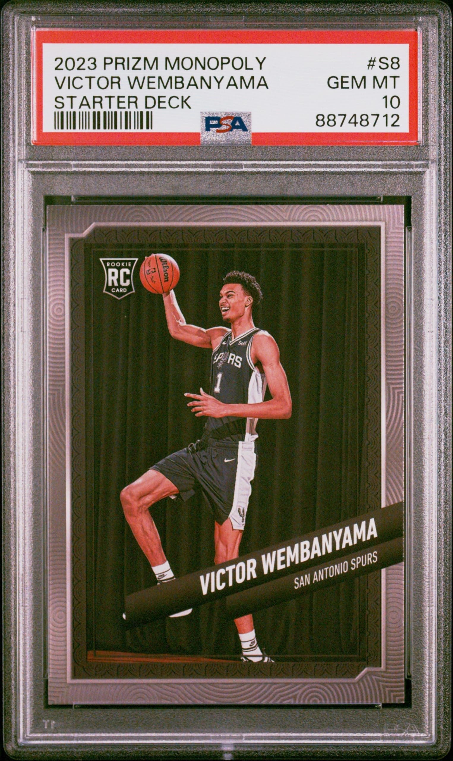 Amazon.com: Graded 2023 Panini Prizm Monopoly Victor Wembanyama